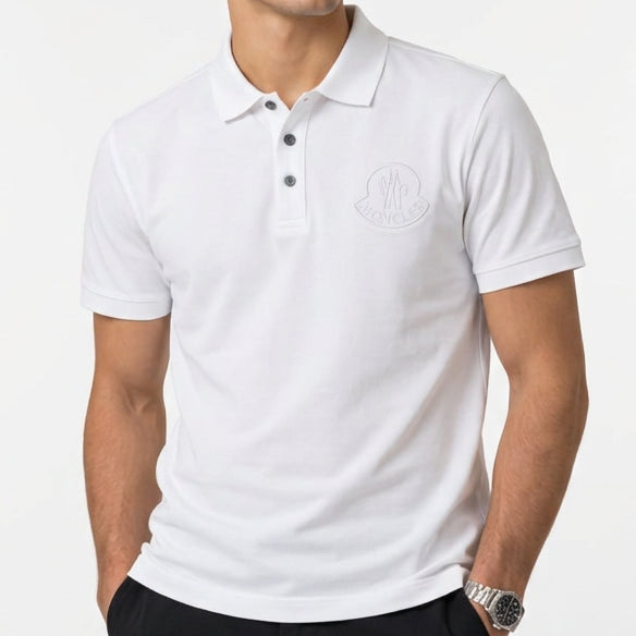 Premium Exclusive High-End Soft Classic Fit Short Sleeve Polo Tee for Everyday Luxury Wear