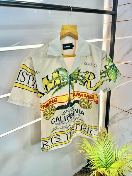 Men Latest Short Sleeve Rum Label Shirt