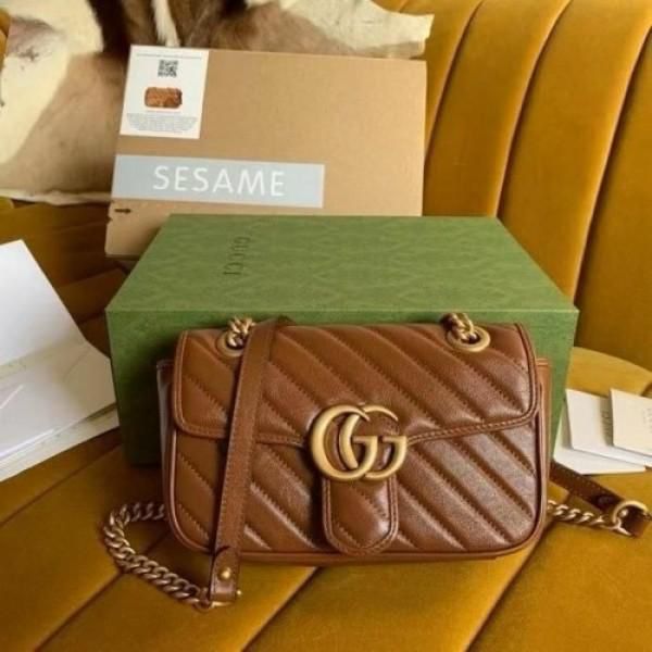 Luxury Mini Marmont Leather Sling bag