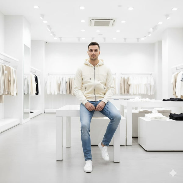 Premium Zip-Front Hoodie For Men