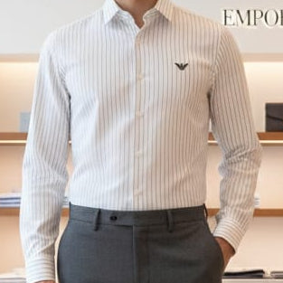 Premium Quality Formal Stripe  Full Sleeve Shirt