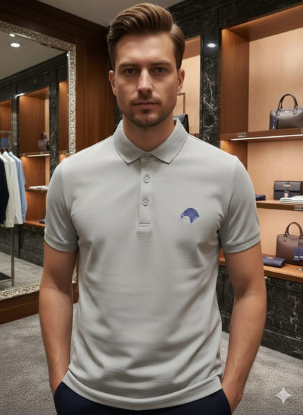 Men Latest Polo Shirt With Logo Embroidery
