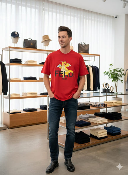 Luxury FRGMT Pokemon Drop Shoulder T-shirt