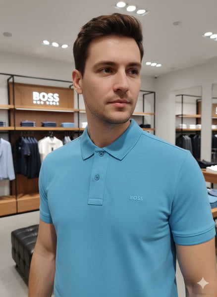 Men’s Premium Polo T-Shirt Collection with Signature Logo