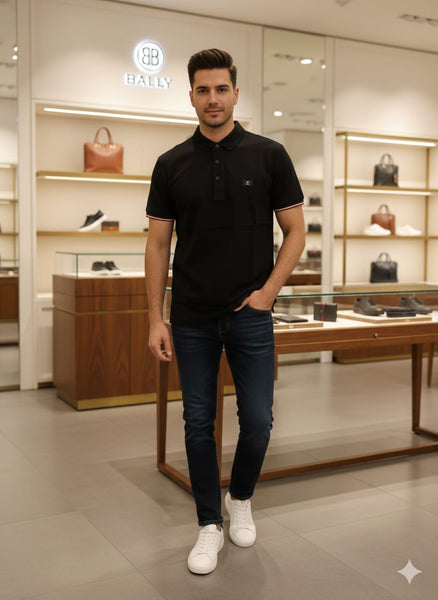 Classic  & Exclusive  Embroidered Logo Polo T-Shirt