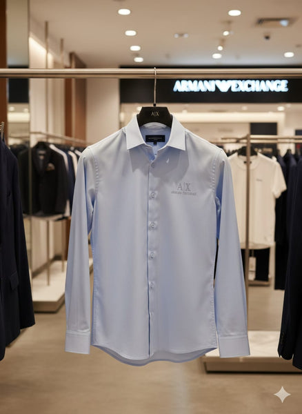 Premium Classic Light Blue Formal Shirt Clean & Modern Elegance
