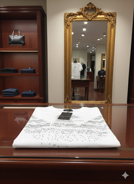 Luxury  Lettering Oversize Eagle Pattern T-Shirt