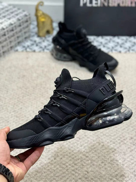 High-Performance Sport Sneakers - All-Black Edition