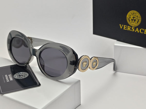 Premium  Bold Round Sunglasses  Luxury Statement Frame