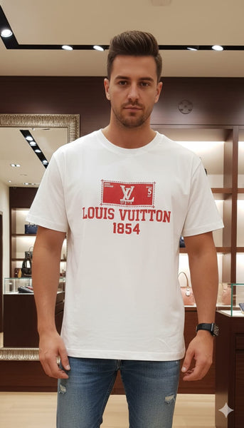 Premium White Designer T-Shirt  Heritage Logo Edition