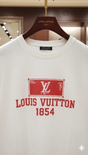 Premium White Designer T-Shirt  Heritage Logo Edition