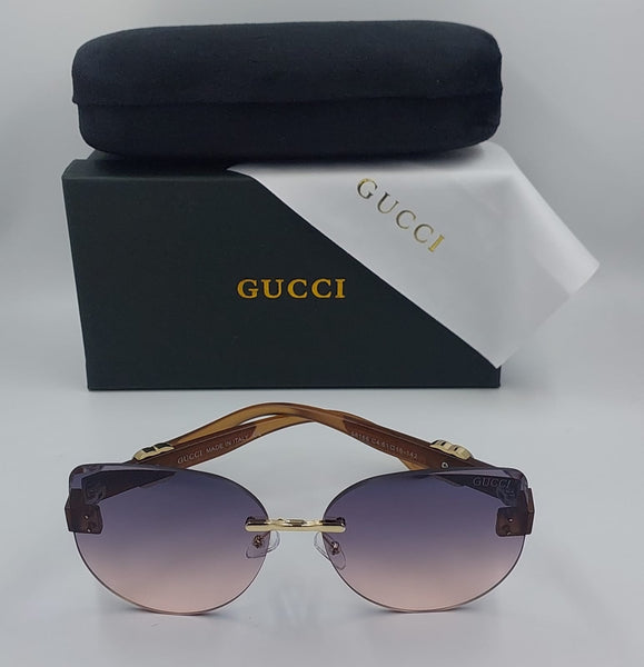 Luxury i Rimless Gradient Sunglasses for Women