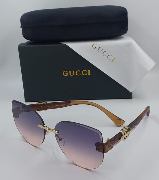 Luxury i Rimless Gradient Sunglasses for Women