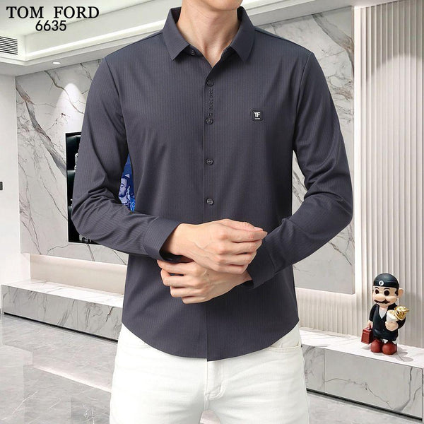 Luxury Dark Navy Formal Shirt  Premium Designer Collection