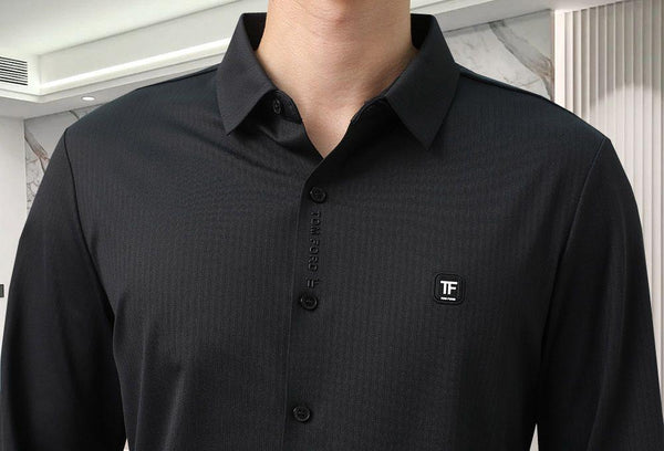 Luxury Dark Navy Formal Shirt  Premium Designer Collection