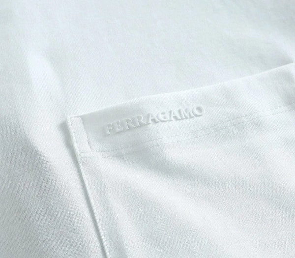 Men’s White Premium Pocket T-Shirt – Minimal Luxury Style