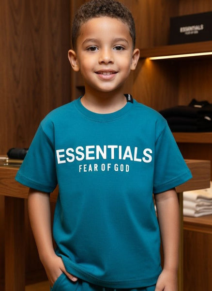 Teal Essentials Kids Co-ord Set  Casual Comfort with Trendy Vibes