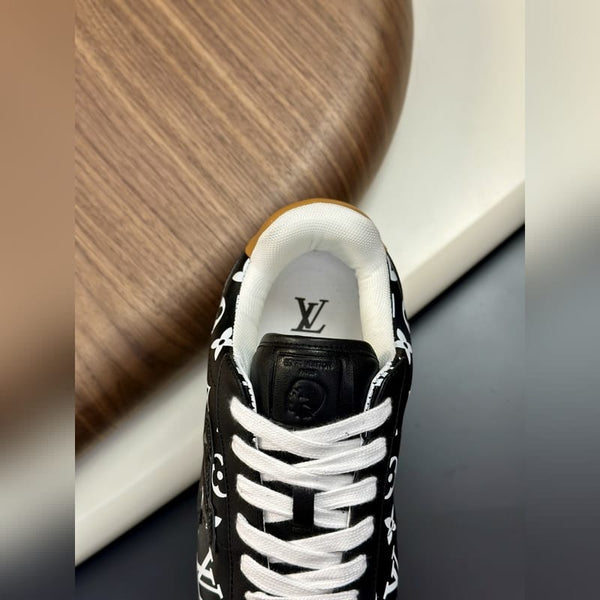 Luxury Monogram Low-Top Sneakers  Premium Street Style