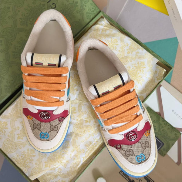 Premium Multicolor GG Sneakers  Trendy Designer Casual Shoes