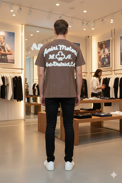 Premium Chocolate Brown Graphic T-Shirt