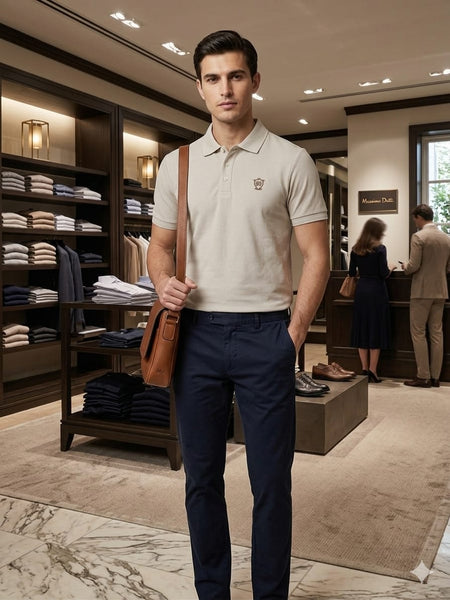 Elegant Premium Brand  Classic Fit Polo T-Shirt