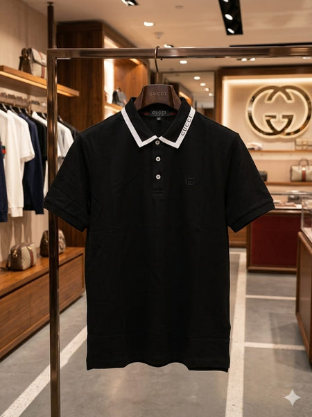 Men’s Premium Polo T-Shirt  Classic Luxury Cotton Polo with Signature Collar