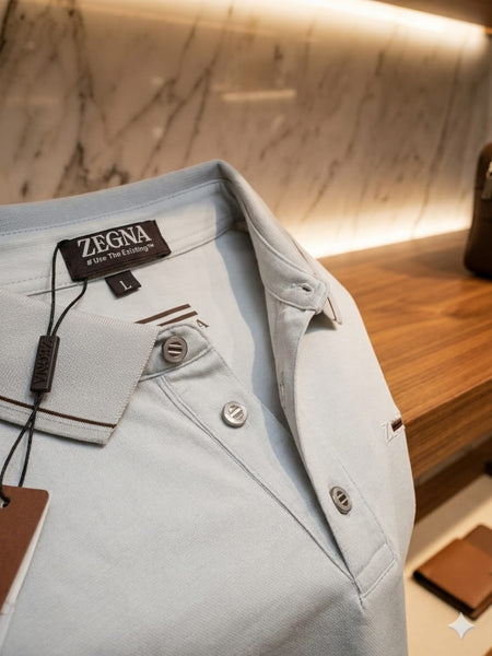 Men’s Premium Solid Polo T-Shirt  Classic Collar Smart Casual Wear