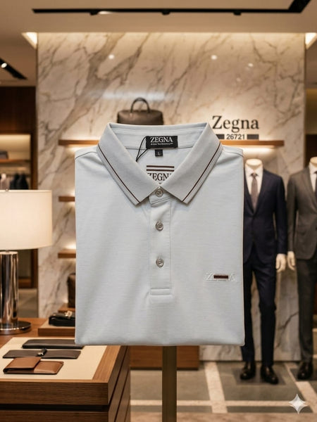 Men’s Premium Solid Polo T-Shirt  Classic Collar Smart Casual Wear