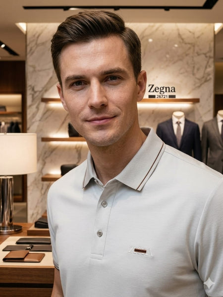 Men’s Premium Solid Polo T-Shirt  Classic Collar Smart Casual Wear