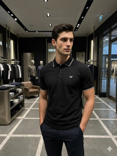 Men’s Premium  Polo T-Shirt Classic Collar Casual Fit