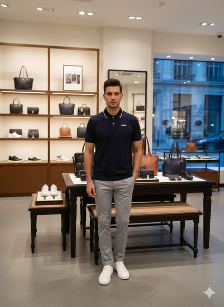 Classic Navy Polo T-Shirt – Smart, Simple & Stylish