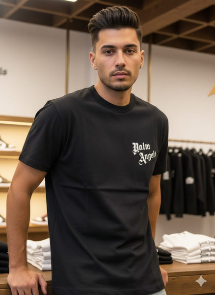 Luxury Brand Round Neck T-shirt for Men