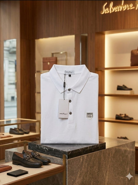 Men’s Classic Solid Polo T-Shirt  Premium Comfortable Casual Wear