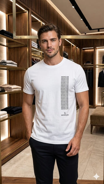 Imported Repeat Logo Drop shoulder T-shirt