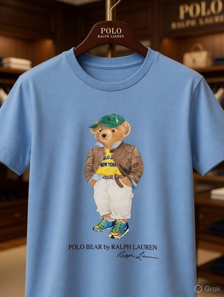 Premium  Polo Bear Graphic T-Shirt Collection for Women