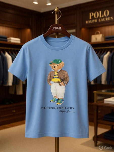 Premium  Polo Bear Graphic T-Shirt Collection for Women
