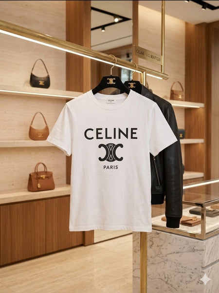 Premium Monogram Print Tee For Women