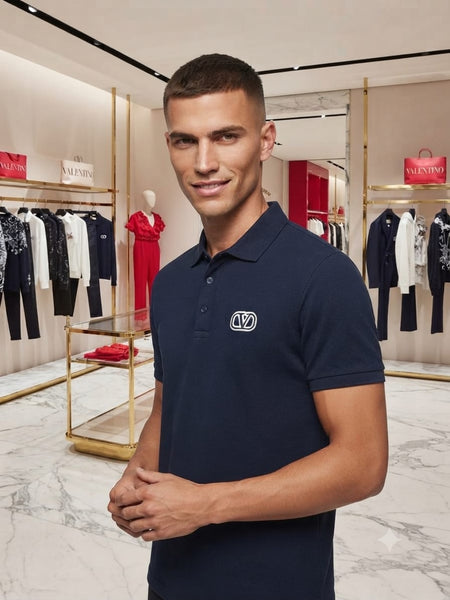 Premium Classic Navy Polo T-Shirt Timeless Comfort with Modern Style
