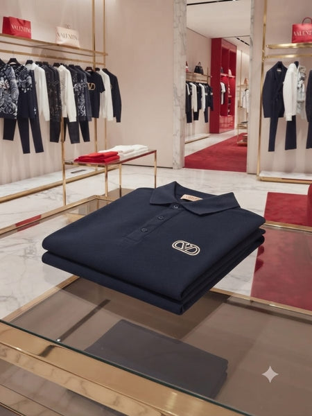 Premium Classic Navy Polo T-Shirt Timeless Comfort with Modern Style