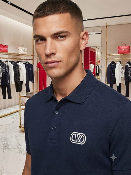 Premium Classic Navy Polo T-Shirt Timeless Comfort with Modern Style