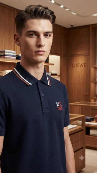 Men's Premium  Polo T-Shirt with Embroidered Logo |
