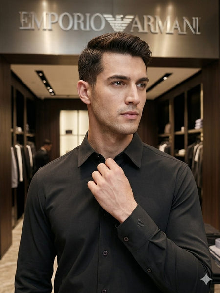Men’s Premium Solid Formal Shirt Classic Regular Fit