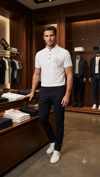 Men High Quality Regular-Fit Polo Tees For Men
