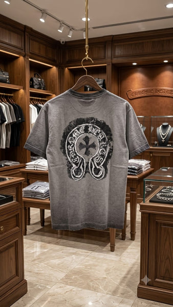 Premium Grey Graphic Oversized T-Shirt