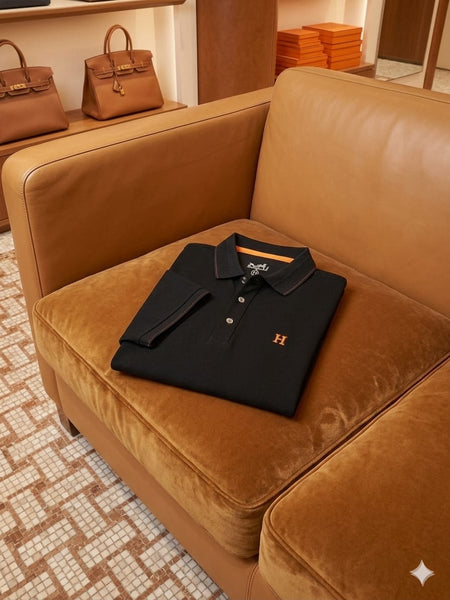 Premium  Classic Polo T-Shirt with Signature H Logo