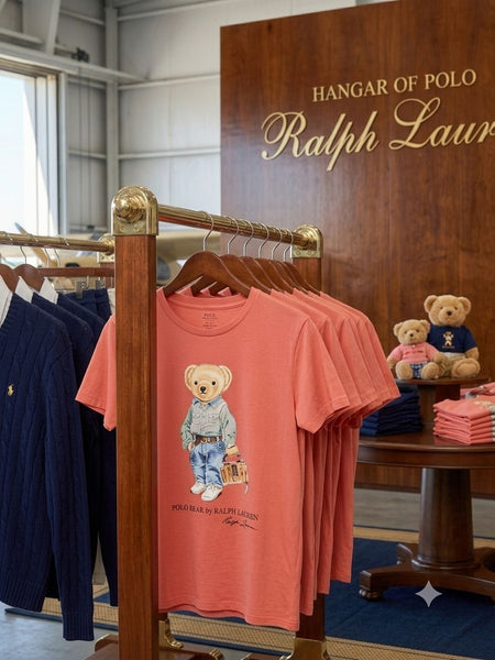 Premium Polo Bear Graphic  T-Shirt for Women