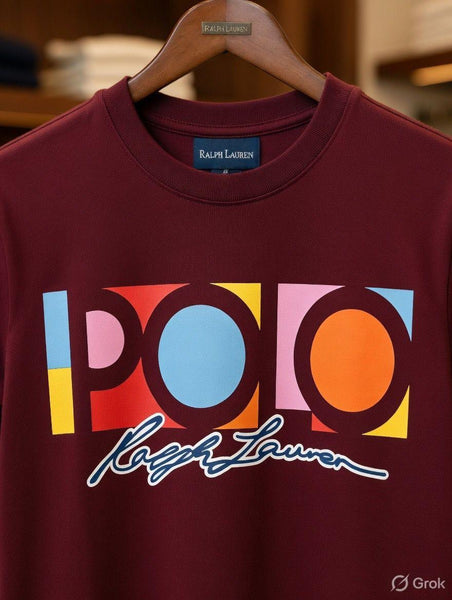 Women’s Retro Color-Block Polo Graphic Tee