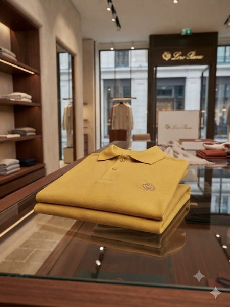 Men Mustard Premium Polo T-Shirt | Classic Fit | Short Sleeve