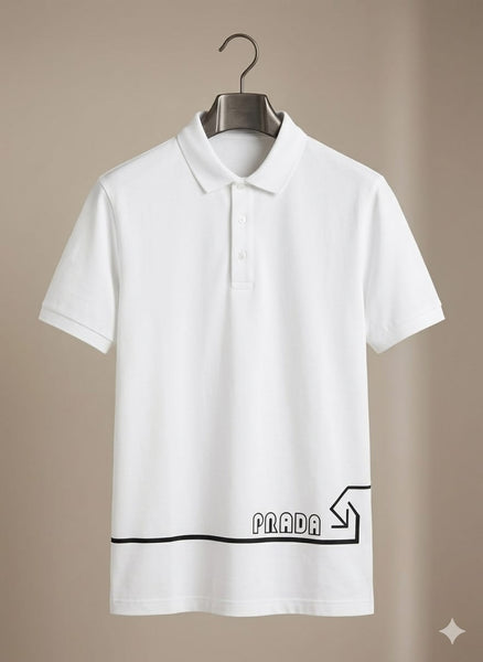 Premium White Polo T-Shirt for Men