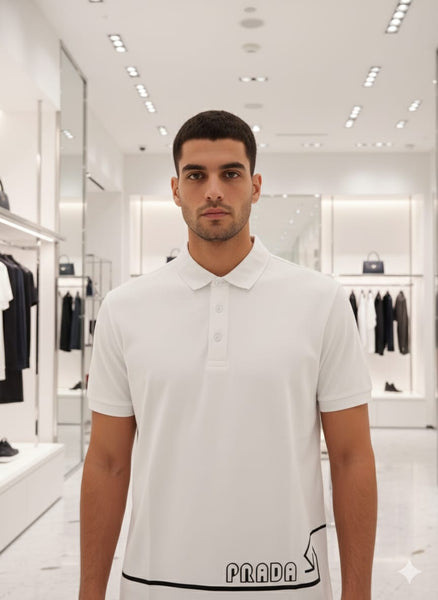 Premium White Polo T-Shirt for Men